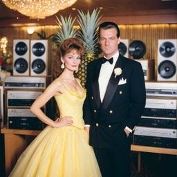 Decks in the ballroom, pineapple ballgowns, FFF Cruises: Voyage 01 · FFF\CRS\038\001