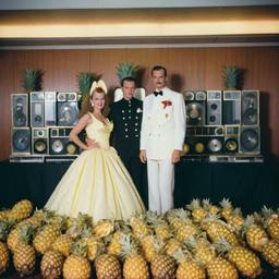 Decks in the ballroom, pineapple ballgowns, FFF Cruises: Voyage 01 · FFF\CRS\038\003