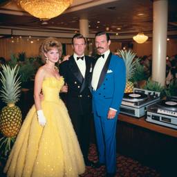 Decks in the ballroom, pineapple ballgowns, FFF Cruises: Voyage 01 · FFF\CRS\038\006