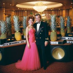 Decks in the ballroom, pineapple ballgowns, FFF Cruises: Voyage 01 · FFF\CRS\038\008