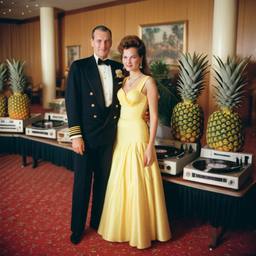 Decks in the ballroom, pineapple ballgowns, FFF Cruises: Voyage 01 · FFF\CRS\038\009