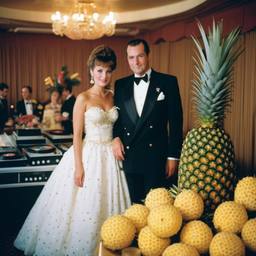 Decks in the ballroom, pineapple ballgowns, FFF Cruises: Voyage 01 · FFF\CRS\038\014