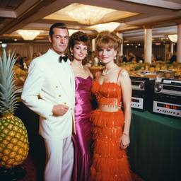 Decks in the ballroom, pineapple ballgowns, FFF Cruises: Voyage 01 · FFF\CRS\038\017