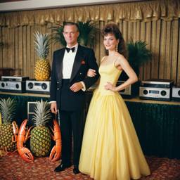 Decks in the ballroom, pineapple ballgowns, FFF Cruises: Voyage 01 · FFF\CRS\038\018