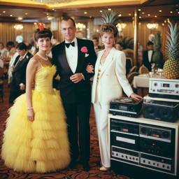 Decks in the ballroom, pineapple ballgowns, FFF Cruises: Voyage 01 · FFF\CRS\038\019