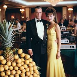 Decks in the ballroom, pineapple ballgowns, FFF Cruises: Voyage 01 · FFF\CRS\038\025