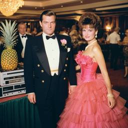 Decks in the ballroom, pineapple ballgowns, FFF Cruises: Voyage 01 · FFF\CRS\038\027