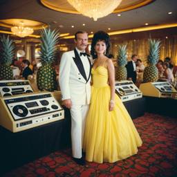 Decks in the ballroom, pineapple ballgowns, FFF Cruises: Voyage 01 · FFF\CRS\038\031
