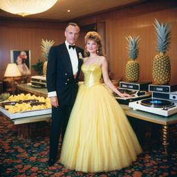 Decks in the ballroom, pineapple ballgowns, FFF Cruises: Voyage 01 · FFF\CRS\038\034