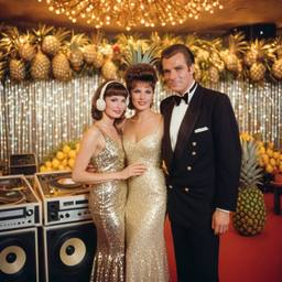 Decks in the disco, pineapple ballgowns, FFF Cruises: Voyage 01 · FFF\CRS\039\001
