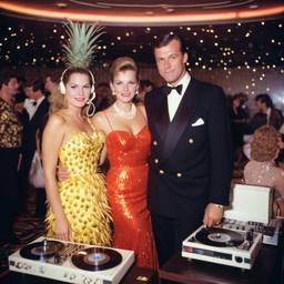 Decks in the disco, pineapple ballgowns, FFF Cruises: Voyage 01 · FFF\CRS\039\006