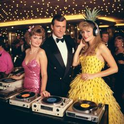 Decks in the disco, pineapple ballgowns, FFF Cruises: Voyage 01 · FFF\CRS\039\007