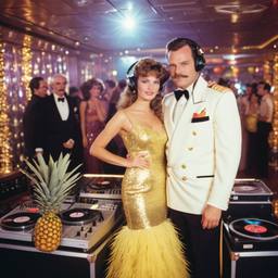 Decks in the disco, pineapple ballgowns, FFF Cruises: Voyage 01 · FFF\CRS\039\008