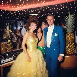 Decks in the disco, pineapple ballgowns, FFF Cruises: Voyage 01 · FFF\CRS\039\010