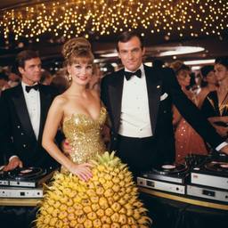 Decks in the disco, pineapple ballgowns, FFF Cruises: Voyage 01 · FFF\CRS\039\013