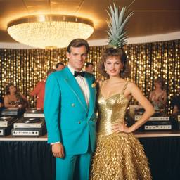 Decks in the disco, pineapple ballgowns, FFF Cruises: Voyage 01 · FFF\CRS\039\020