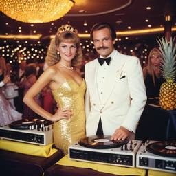 Decks in the disco, pineapple ballgowns, FFF Cruises: Voyage 01 · FFF\CRS\039\028