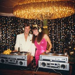 Decks in the disco, pineapple ballgowns, FFF Cruises: Voyage 01 · FFF\CRS\039\030