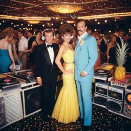 Decks in the disco, pineapple ballgowns, FFF Cruises: Voyage 01 · FFF\CRS\039\032