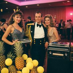 Decks in the disco, pineapple ballgowns, FFF Cruises: Voyage 01 · FFF\CRS\039\034