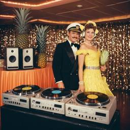 Decks in the disco, pineapple ballgowns, FFF Cruises: Voyage 01 · FFF\CRS\039\035