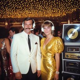 Decks in the disco, pineapple and lobster costumes, FFF Cruises: Voyage 01 · FFF\CRS\040\007