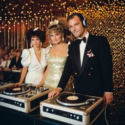 Decks in the disco, pineapple and lobster costumes, FFF Cruises: Voyage 01 · FFF\CRS\040\012