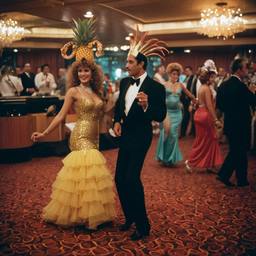 Ballroom dancing with DJ decks (surreal), FFF Cruises: Voyage 01 · FFF\CRS\042\003