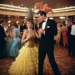 Ballroom dancing with DJ decks (surreal), FFF Cruises: Voyage 01 · FFF\CRS\042\004