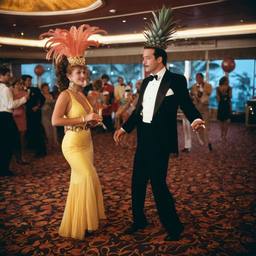 Ballroom dancing with DJ decks (surreal), FFF Cruises: Voyage 01 · FFF\CRS\042\005