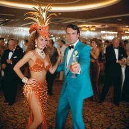 Ballroom dancing with DJ decks (surreal), FFF Cruises: Voyage 01 · FFF\CRS\042\006