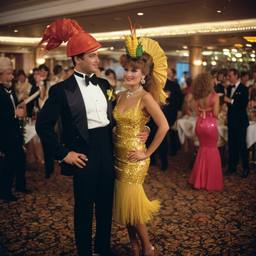 Ballroom dancing with DJ decks (surreal), FFF Cruises: Voyage 01 · FFF\CRS\042\007