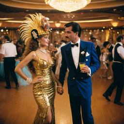 Ballroom dancing with DJ decks (surreal), FFF Cruises: Voyage 01 · FFF\CRS\042\009
