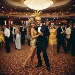 Ballroom dancing with DJ decks (surreal), FFF Cruises: Voyage 01 · FFF\CRS\042\013