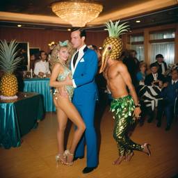 Ballroom dancing with DJ decks (surreal), FFF Cruises: Voyage 01 · FFF\CRS\042\015