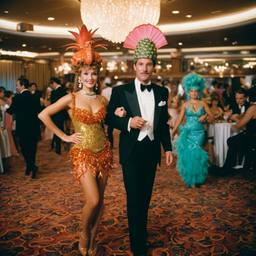 Ballroom dancing with DJ decks (surreal), FFF Cruises: Voyage 01 · FFF\CRS\042\016