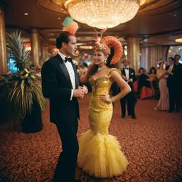Ballroom dancing with DJ decks (surreal), FFF Cruises: Voyage 01 · FFF\CRS\042\019