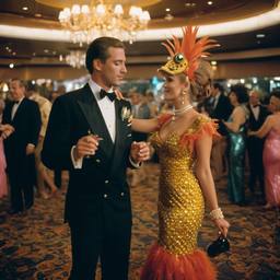 Ballroom dancing with DJ decks (surreal), FFF Cruises: Voyage 01 · FFF\CRS\042\020