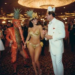 Ballroom dancing with DJ decks (surreal), FFF Cruises: Voyage 01 · FFF\CRS\042\025