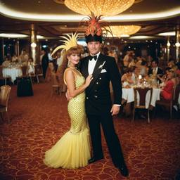 Ballroom dancing with DJ decks (surreal), FFF Cruises: Voyage 01 · FFF\CRS\042\027