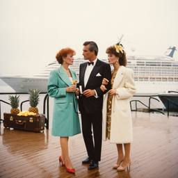 Rainy day on the dock, FFF Cruises: Voyage 01 · FFF\CRS\044\003