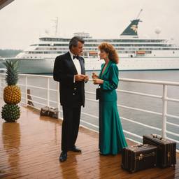 Rainy day on the dock, FFF Cruises: Voyage 01 · FFF\CRS\044\020