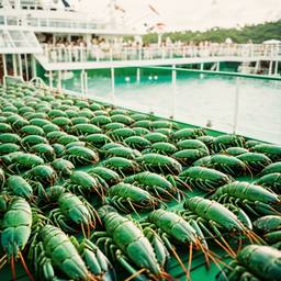 A greenhouse full of lobsters, FFF Cruises: Voyage 01 · FFF\CRS\045\014