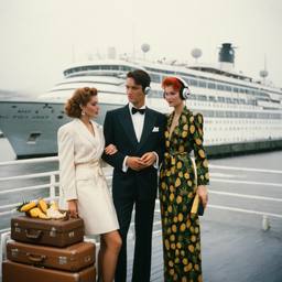 Rainy day, headphones and vinyl on the dock, FFF Cruises: Voyage 01 · FFF\CRS\046\018