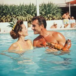 Floating with pineapples and lobsters (surreal), FFF Cruises: Voyage 01 · FFF\CRS\049\002
