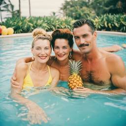 Floating with pineapples and lobsters (surreal), FFF Cruises: Voyage 01 · FFF\CRS\049\011