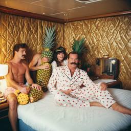 The Captain in bed in his pyjamas, FFF Cruises: Voyage 01 · FFF\CRS\051\034