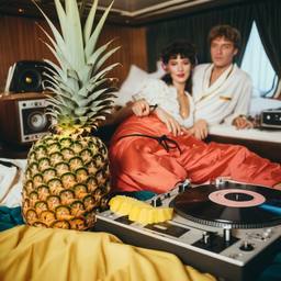 The trashed cabin, the Captain in silk pyjamas, FFF Cruises: Voyage 01 · FFF\CRS\052\012