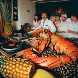 The trashed cabin, the Captain in silk pyjamas, FFF Cruises: Voyage 01 · FFF\CRS\052\014