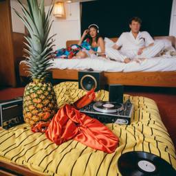 The trashed cabin, the Captain in silk pyjamas, FFF Cruises: Voyage 01 · FFF\CRS\052\015